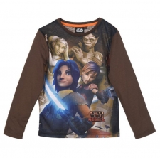Star Wars Rebels Boys Long Sleeve Top in BROWN -- £3.99 per item - 4 pack